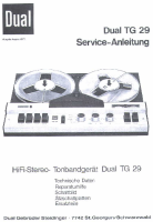 Dual TG-29-Service-Manual 